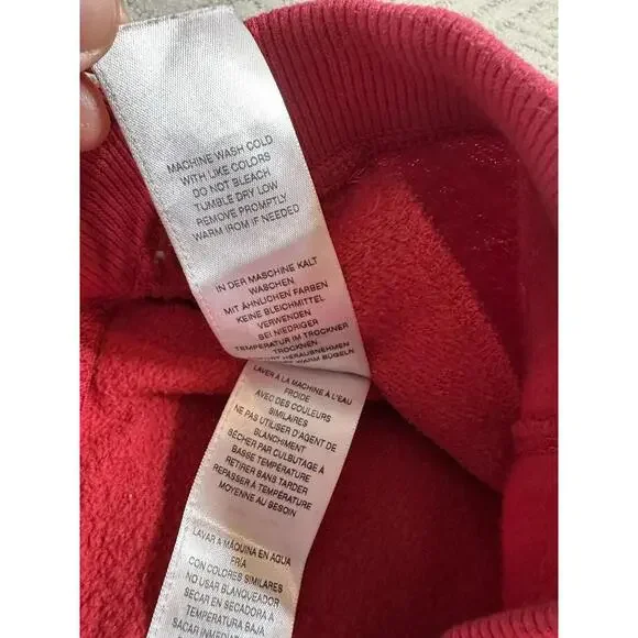 True Religion Tape Logo Trim Red Joggers Pants Tapered Womens Size L - Picture 6 of 9